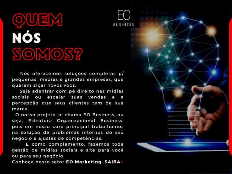 QUEM SOMOS - EO BUSINESS